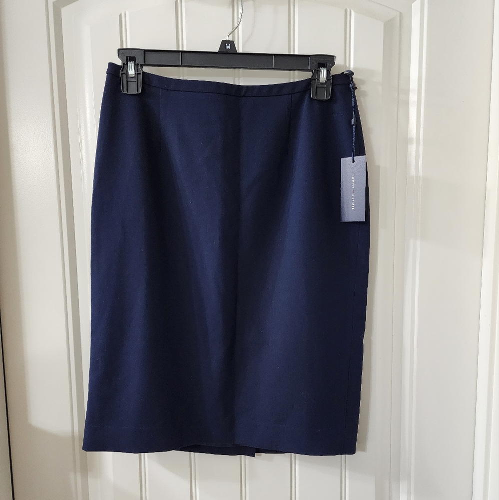 Tommy Hilfiger navy pencil skirt